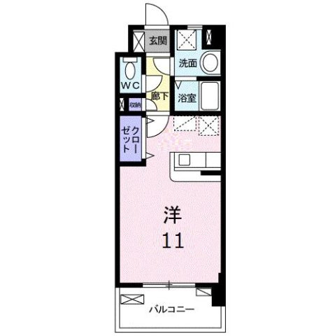 サンセール宮ノ陣の間取り