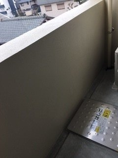 クレメントウエストクルメのバルコニー