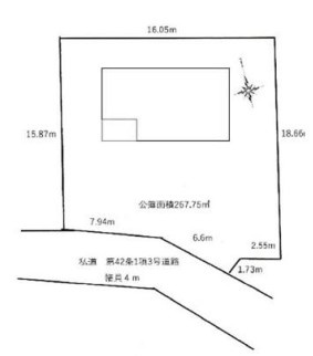 入間市仏子　全1棟　新築戸建の区画図