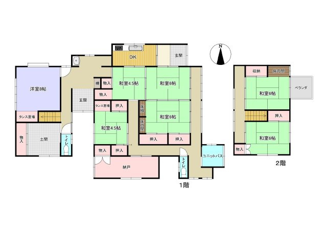 塩津町　戸建の間取り