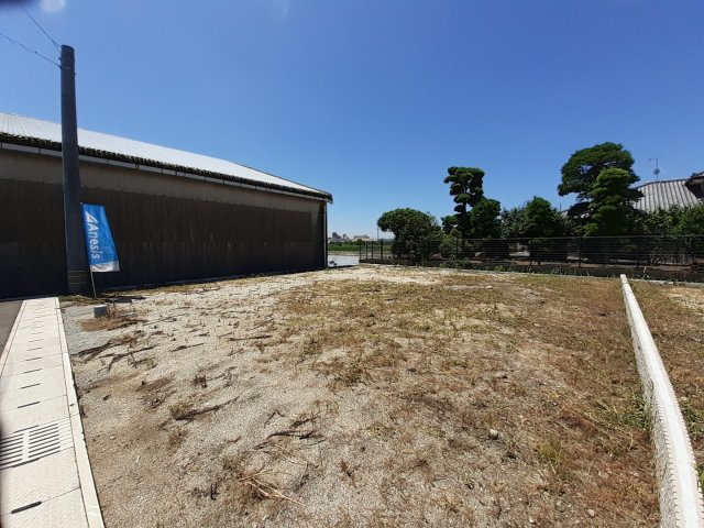 宇土市新松原町の売地の外観