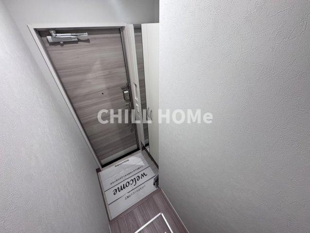 セプトガーデン古市町の玄関|当社、チルホームのHPもご覧ください(^^)/物件情報多数♪