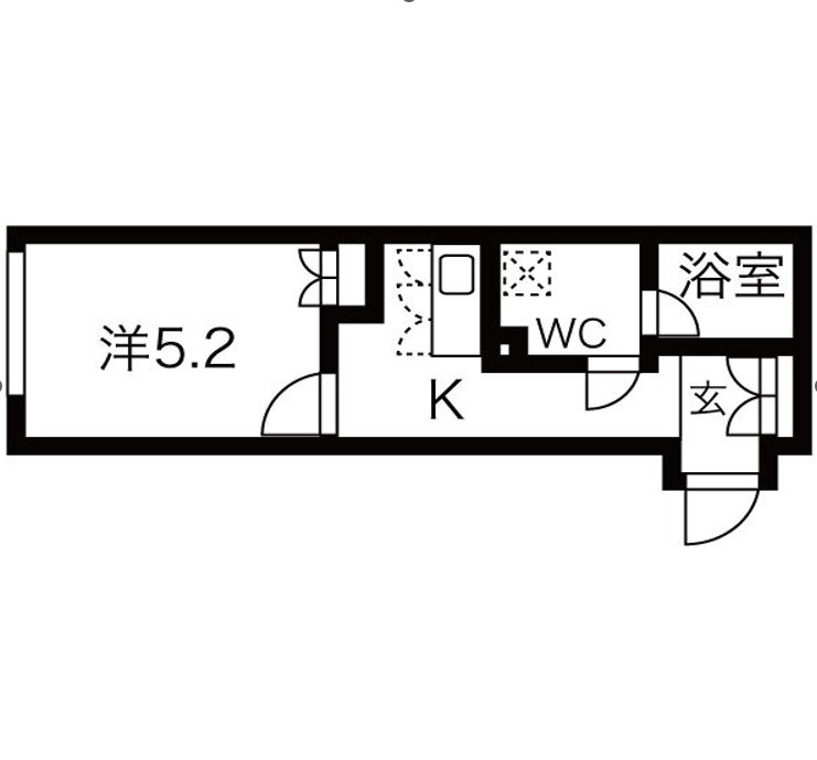 品川区東中延１丁目の賃貸マンションの間取り