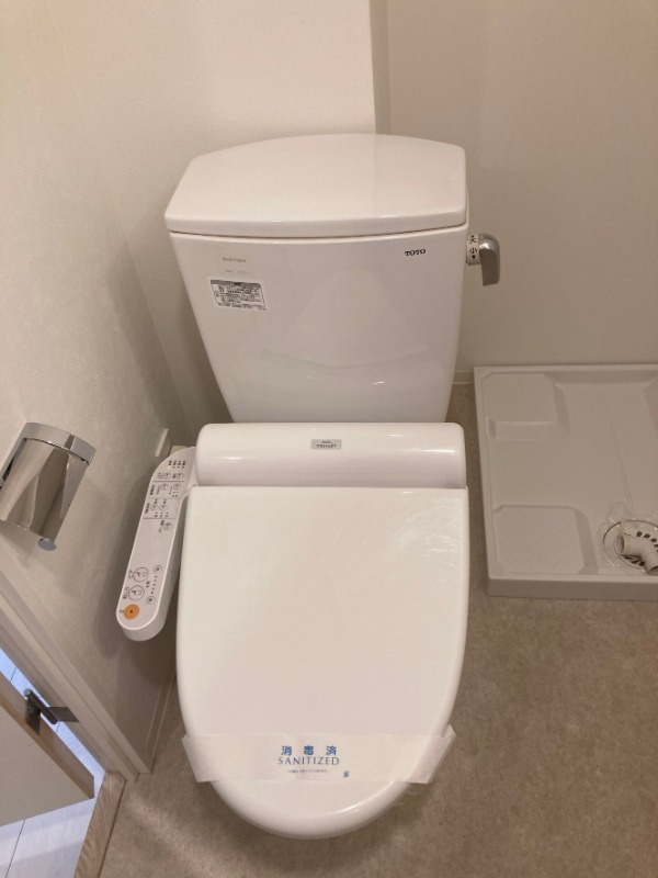 品川区東中延１丁目の賃貸マンションのトイレ|ゆったりとした空間のトイレです