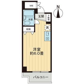 フラット１６の間取り