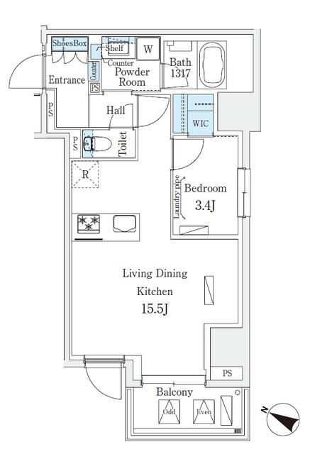 Ｕｒｂａｎ　Ｂｒｅｅｚｅ　恵比寿の間取り