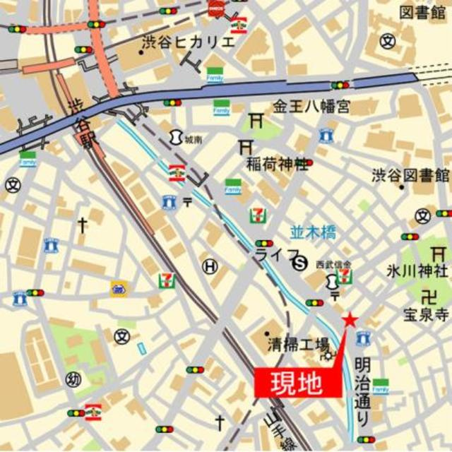 プライムレジデンス渋谷の地図