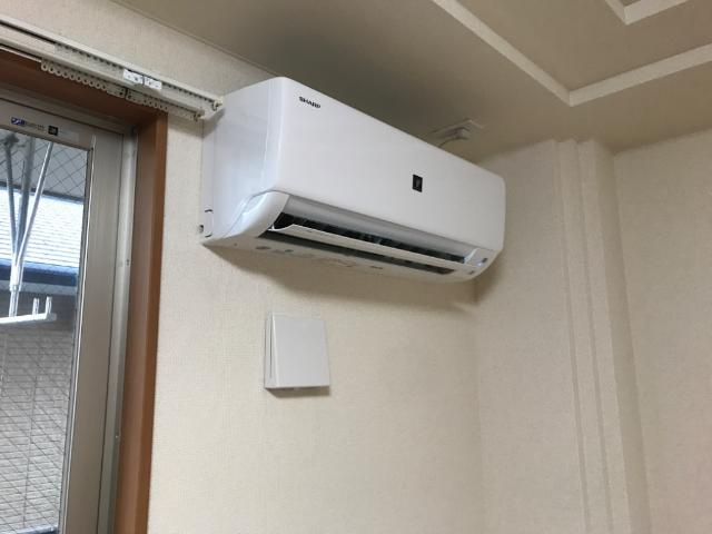 メゾングレース楠の設備|エアコン