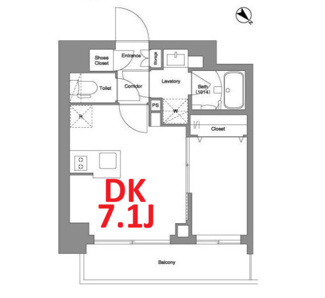 【間取り】 | BPR Residence Motomachi Bay Side