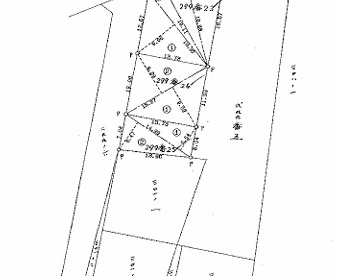 滝沢市葉の木沢山　売地の土地図