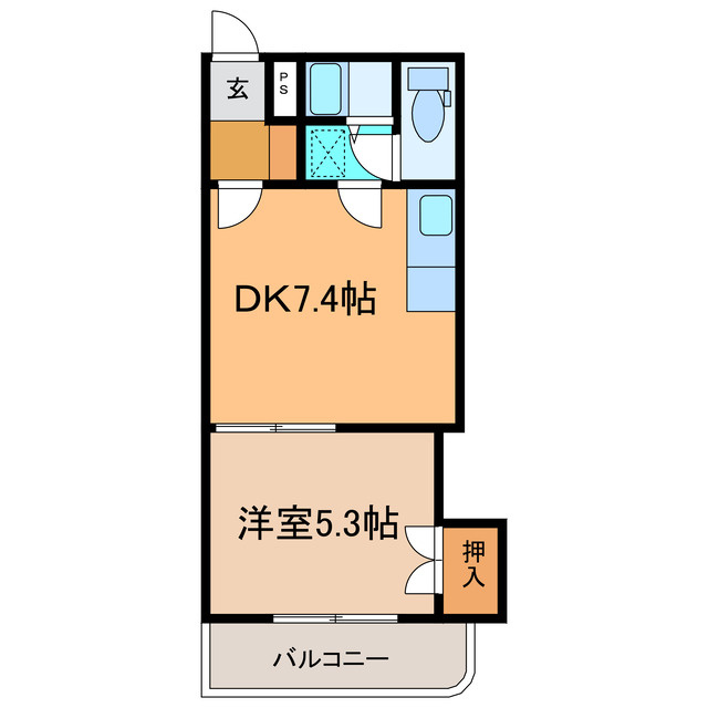 コーポラスITOの間取り