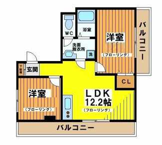 【間取り】 | 佐藤ビル | 間取りです。