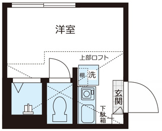 【間取り】 | QUQURI北新宿 | 間取りです。