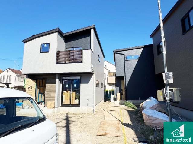 宝塚市山本野里　第1期　新築一戸建ての外観|現在の進捗状況です！順調に作業進行中、完成が待ち遠しいです！詳細の間取り等、お気軽にお問い合わせください！