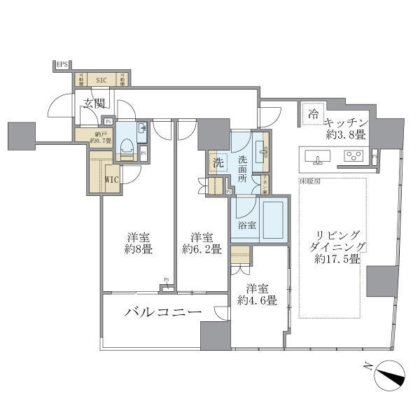 Ｂｒｉｌｌｉａ二番町の間取り