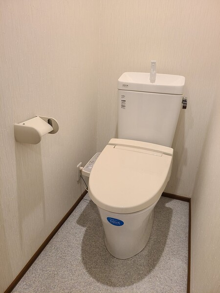 稲城市坂浜のアパートのトイレ