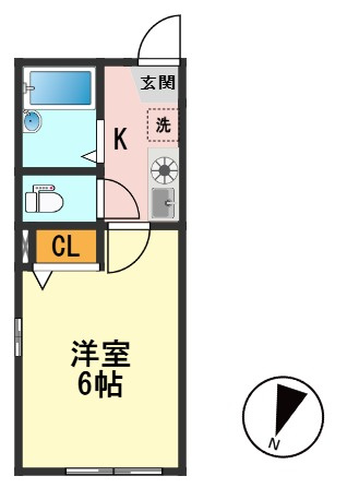 シャンテ新小岩の間取り