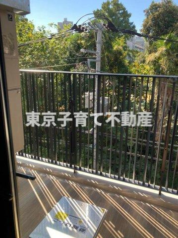 コノート茗荷谷のバルコニー