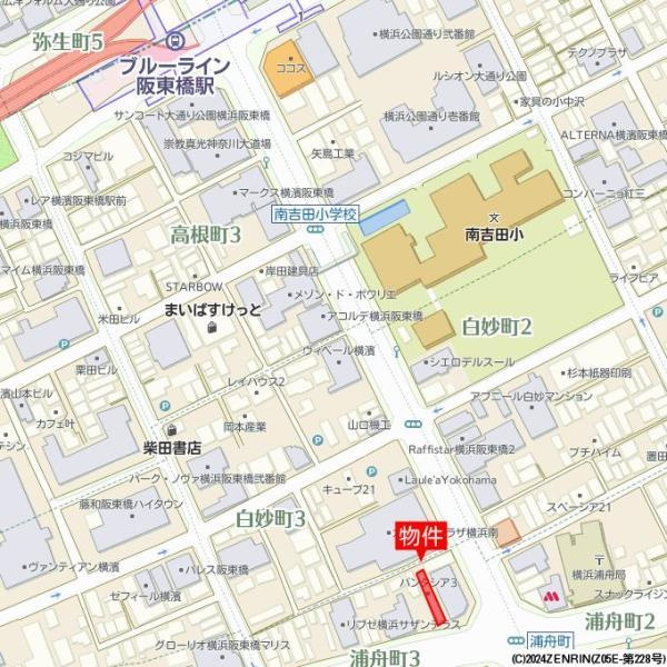 Ｄ’ｓ　ＶＡＲＩＥ阪東橋レジデンスの地図