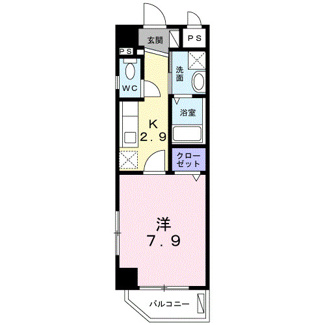 【間取り】 | アンドーバーテラス銘苅（Ｄ）