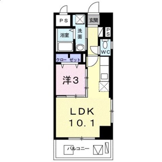 【間取り】 | アンドーバーテラス識名（Ｄ）