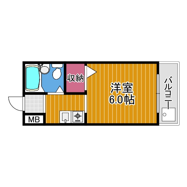 スクエア錦織の間取り