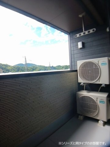 レジデンス加美Ⅳのバルコニー