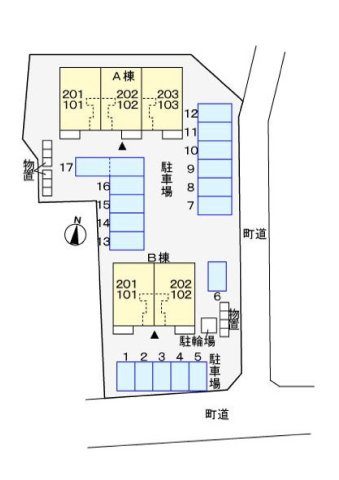 ライム　ブライト　Ｂの区画図