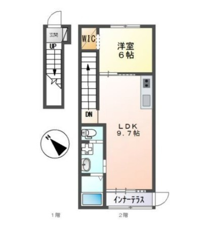 川崎市多摩区菅２丁目のアパートの間取り