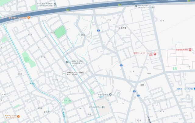 宝塚市山本野里　第1期　新築一戸建ての地図