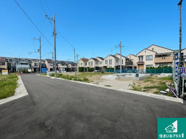 宝塚市山本野里　第1期　新築一戸建ての前面道路含む現地写真|周辺は落ち着いた街並みの住宅地！子育てがしやすい住環境です！まだ未完成ですが、現地でしかわからない事もございます。是非一度ご覧ください。