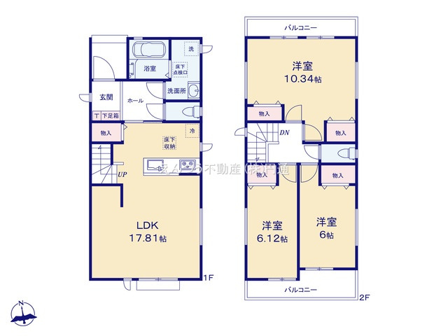 ハートフルタウン西本町3丁目の間取り