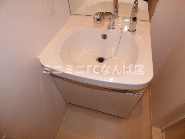 プレサンス上町台リベルテの洗面所