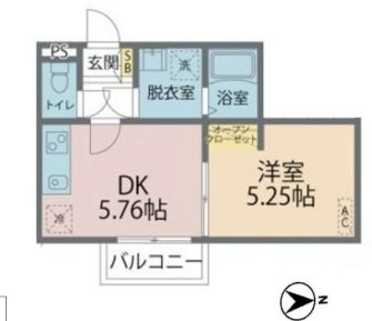 カインドネス北浦和の間取り