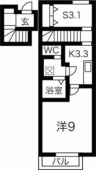 アップデンの間取り