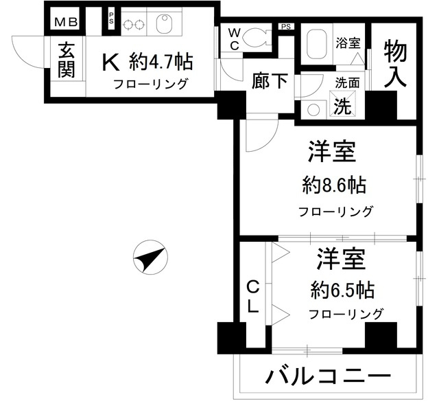 TOKIビルの間取り