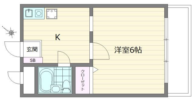 ＴＯＰ・北浦和の間取り