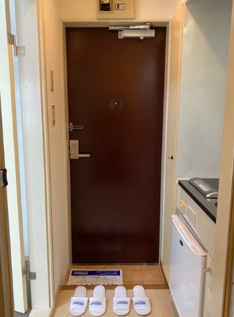 パレス与野本町の玄関