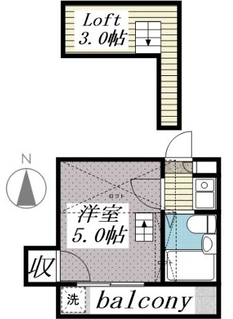 パレス与野本町の間取り