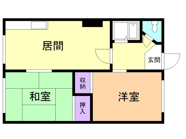 マンション城の間取り