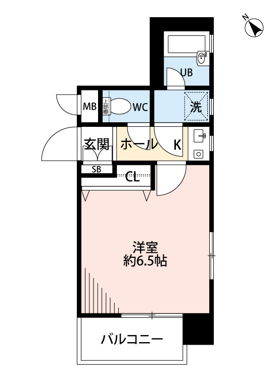 ダイナコート大博通りの間取り
