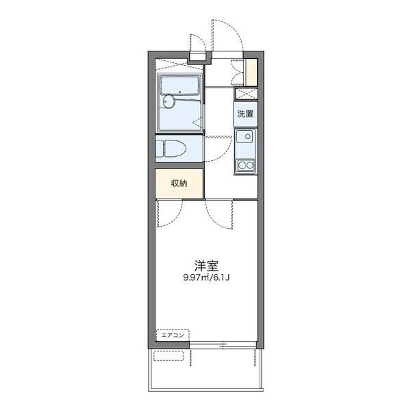 レオパレスルコントワール御影の間取り