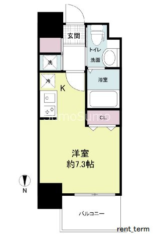ドゥーエなんば南の間取り