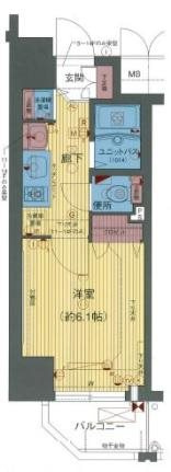 プレサンス中之島公園グラシアの間取り