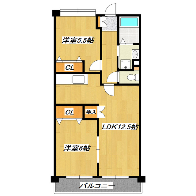 パレソレイユの間取り|間取り☆