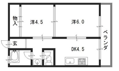 グランディア六甲STORIAの間取り