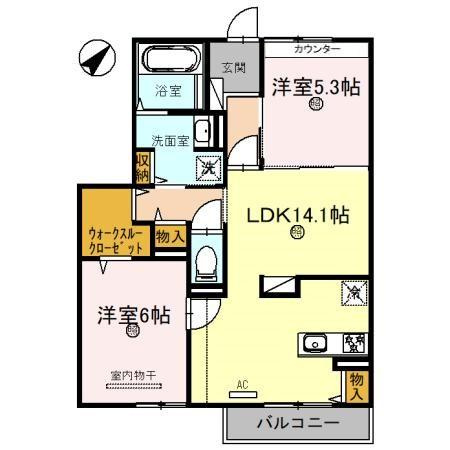 アグレアーブルの間取り