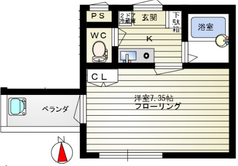 シャルムメゾン本庄の間取り