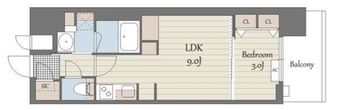 S-RESIDENCE天満橋arの間取り