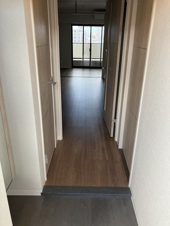 LIBRA井尻の玄関